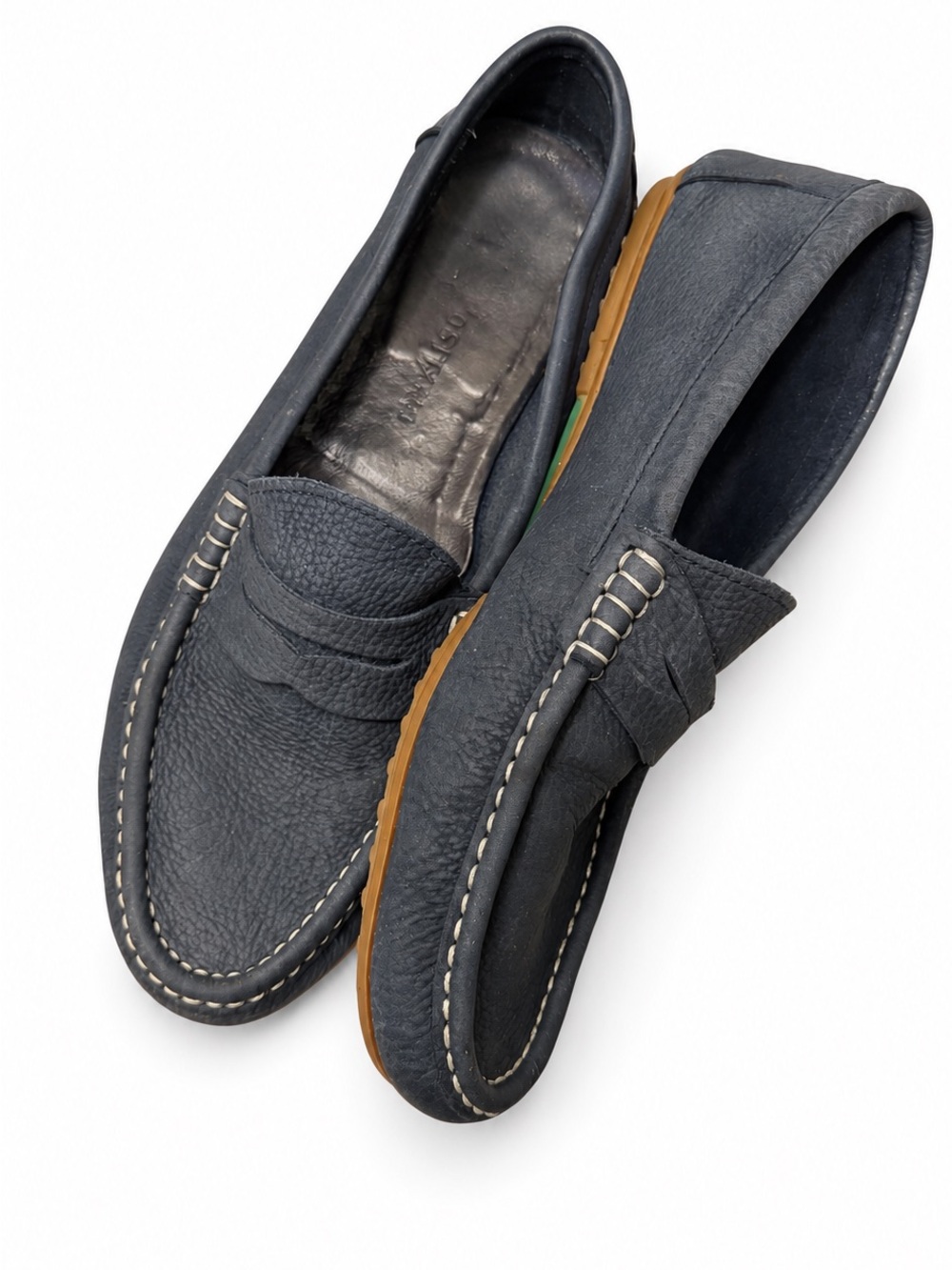 Positano Italian Leather Penny Loafers Men’s EU 45
